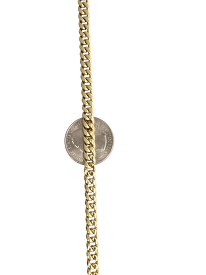 10KT REAL GOLD MIAMI CUBAN BRACELET 5.9 MM 7.5 INCHES